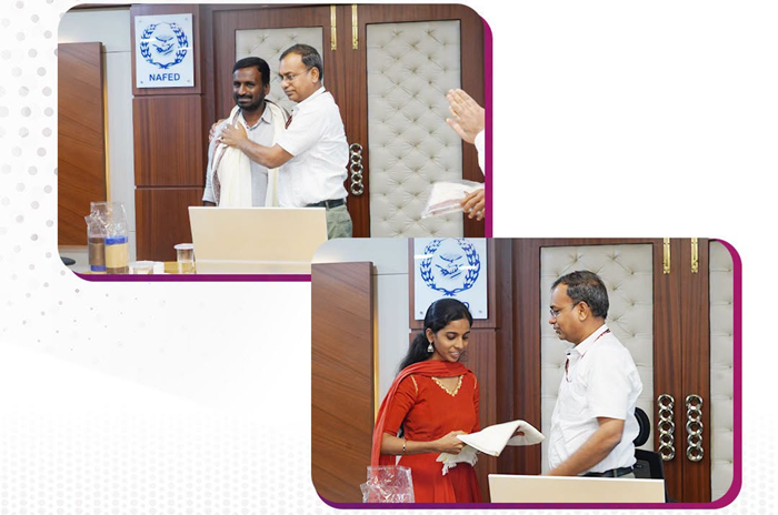 NAFED MD’s appreciation for achieving remarkable turnover of ₹14.88 cr